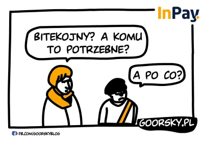 goorskypl - Bitekojny? Rysunek dla firmy InPay.pl - oferującej rozwiązania płatności ...