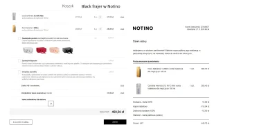 xspeditor - #blackfriday , a raczej #blackfrajer w #notino
#januszebiznesu 
Po lewe...