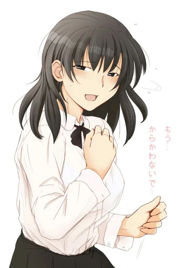 Czokolad - #randomanimeshit #amagami #hibikitsukahara #schoolgirl