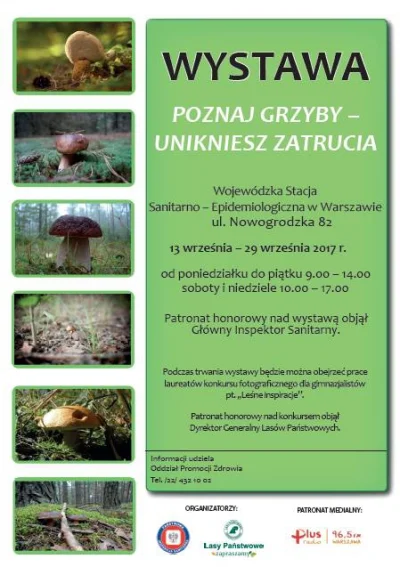 Barnabeu - Wystawa Grzybów pt. "Poznaj Grzyby - Unikniesz Zatrucia". W dniach 13.09-2...
