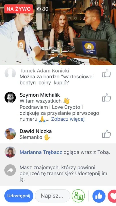 InPay - @InPay: Śniadanie z Bitcoinem! Live! https://www.facebook.com/lech.wilczynski...