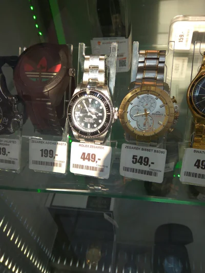 tranc - Trochę podniszczony ten Rolex ale żeby 440 zł tylko?? #watchboners #zegarki
