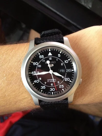 PurpleHaze - @sins: Seiko SNK809 - seria seiko 5 automatyczny zegarek (zdjecie z netu...