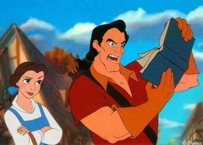 bastek66 - Disneyowy Gaston to straszny narwaniec i idiota.