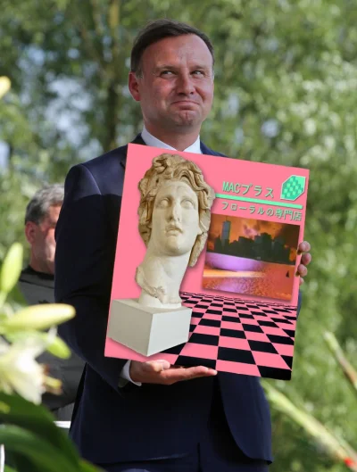 M.....2 - > Wzruszenie odbiera mi głos
 Floral Shoppe wreszcie na winylu

#vaporwav...