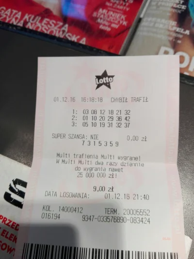 pkacper95 - #lotto #wygryw mireczki trafiłem czwórkę w Lotto 259,10 cebulionów ( ͡€ ͜...