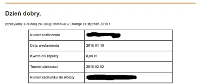 Madin5 - @beemarr: wysyłanie rachunku na 50% i info do bok@orange.pl że nie zapłacisz...