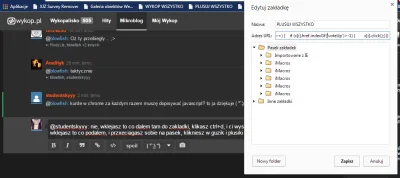 b.....h - @studentskyyy: nie, wklejasz to co dalem tam do zakladki, klikasz ctrl+d, i...