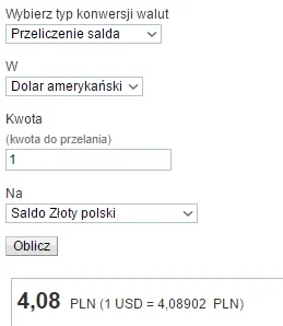 ms93 - @Jordandc: Masz rację, nie ma za to opłat. Przy czym w tej chwili kurs w Alior...