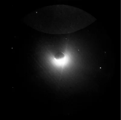 sznaps82 - Na zdjęciu geokorona Ziemi widoczna z Księżyca. Zdjęcie wykonane w 1972 ro...