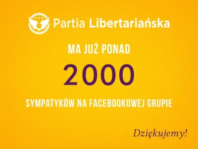 SirBlake - Partia Libertariańska rośnie w siłę, już 2000 członków na FACEBOOKOWEJ GRU...