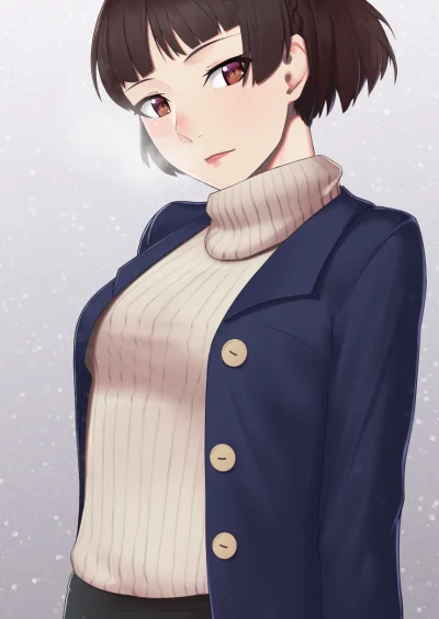 bakayarou - #randomanimeshit #persona5 #makotoniijima #animeart #pixiv #anime #