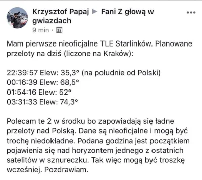 TheFlashes - #astronomia #spacex #starlink Będzie powtórka? ( ͡° ͜ʖ ͡°)