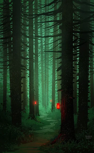 Kunurki - #randomanimeshit #forest #animeart #anime
