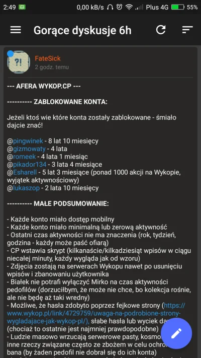 Tumurochir - Czy mi się wydaje czy #moderacja właśnie #!$%@?ła konto @FateSick wraz z...