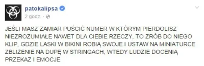 M.....k - Marzę o tym, żeby Kartky został #!$%@?, bo gwiazdorzy za bardzo.

Patokal...