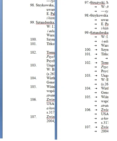 brusef - Hej mirki, muszę poprawić formatowanie w bibliografii i jest problem :/ na p...