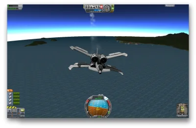 t.....6 - Mój x-wing lata. Teraz czas pomyślec nad paliwem. #ksp #kerbalspaceprogram ...