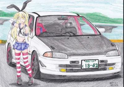 Czokolad - #randomanimeshit #kantaicollection #shimakaze #samochodyanime #honda #civi...