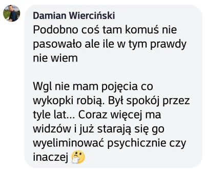 N.....t - Damianku kochany! Widzę, że chciałeś tu zaistnieć. To #kieleckiulaniec bóld...