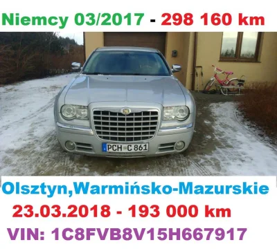 malinowydzem - "Chrysler 300C Wersja Europejska,Gaz prins,z Niemiec. Przebieg udokume...