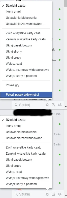 JestemNiesmiertelny - Czy wie ktoś o co chodzi? Zniknął mi "Pokaż pasek aktywności". ...