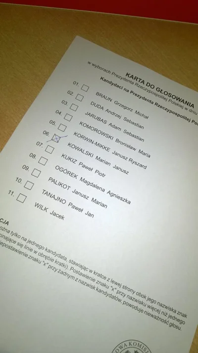 PiczaBociana - @Acnologia: Trzeba było głosować na jedynego "prawilnego" kandydata na...