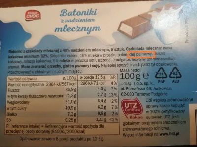 Szpadellos - Kolejny produkt, który ma olej palmowy. Zjadłem wszystkie i potwierdzam,...