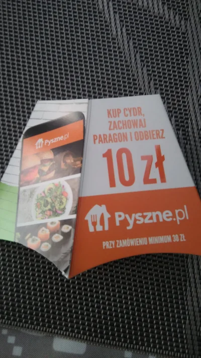 kupczyk - Mam paragon który uprawnia do zniżki 10 zł na pyszne.pl przy minimalnym zam...