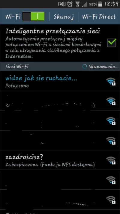 wujekG - Beka. Jakiś czas temu nazwałem dość frywolnie moja sieć wifi w domu. Dziś zo...