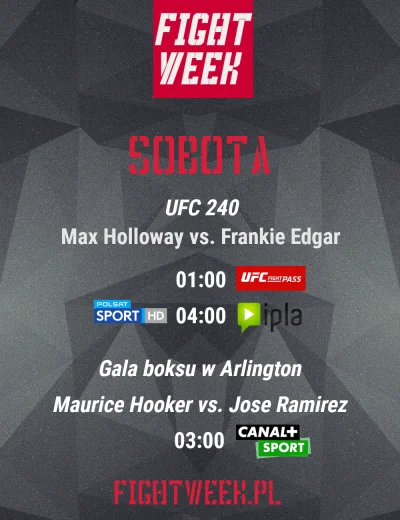 Poortland - Warto wspomnieć że na gali UFC 240 zawalczy Krzysztof Jotko :)

Jesteśm...