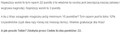 florekflorek - @SzaloneLiczby: chyba jestem zwycięzcą! Lub jednym z :) przyznaję się ...