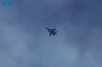s.....1 - Ruscy też latali ( ͡° ͜ʖ ͡°) (Su-34, Su-30/35?, i Su-24 ale pewności brak c...