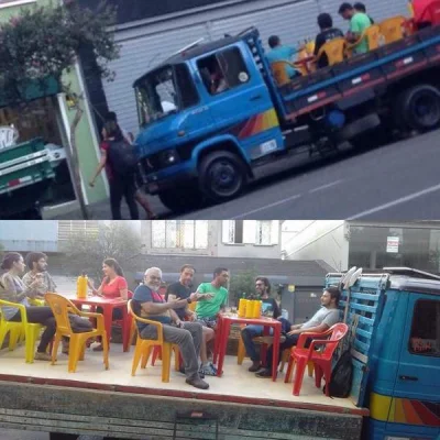 Mesk - W Brazylii, właściciele barów dostali zakaz rozstawiania stolików na chodnikac...