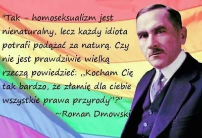 c.....u - Wielkie słowa Romana Dmowskiego, cześć jego pamięci
#prawakijestrobota
#neu...