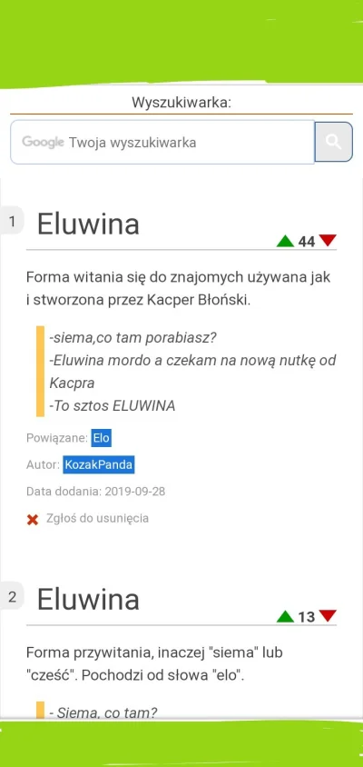 Vivala3456 - Widzieliście to? Ja pierwsze słyszę o takim słowie, jakim cudem ono zaję...