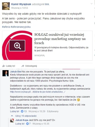 robert919 - > Jestem ciekaw odpowiedzi Solgazu jutro

@Igoras: W sobotę o 15:29 Bie...