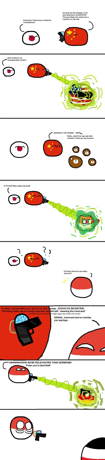 Zalbag - #heheszki 
#polandball 
#geo
Przepowiednia po wizycie PAD w Chinach( ͡º ͜...