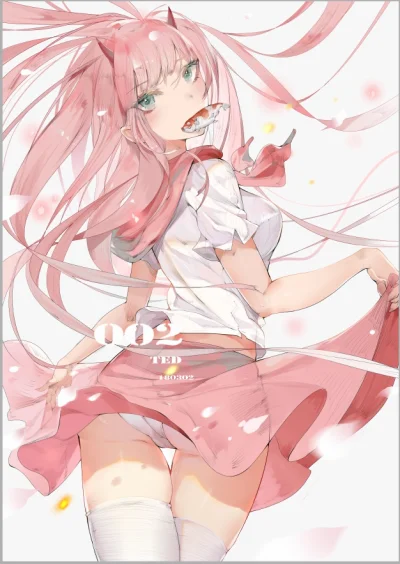 bakayarou - #randomanimeshit #darlinginthefranxx #zerotwo #pantsu #zakolanowkianime #...