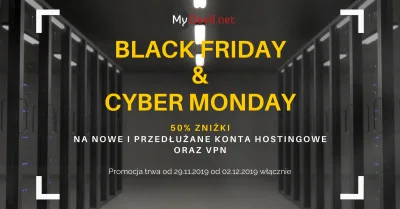 MyDevil - Black Friday & Cyber Monday 2019 oraz elastyczny Roundcube

Promocja Blac...