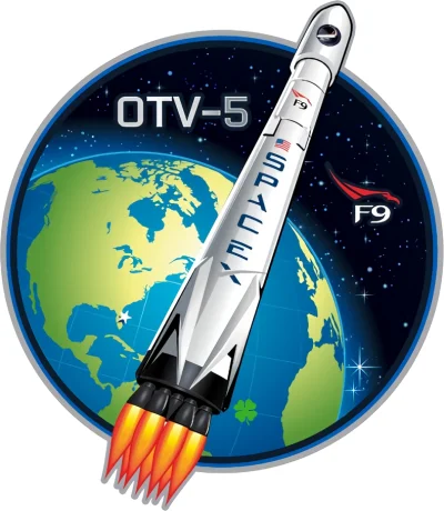 O.....Y - Logo dzisiejszej misji z wahadłowcem X-37b. Okno startowe otwiera się o 15:...