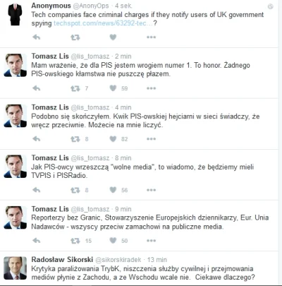 ImOut - #tomaszlis #polityka #twitter

#!$%@?,7 minut-4 wpisy o PiS...#!$%@?ło chło...
