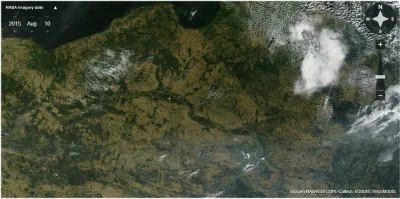 Pachlak - Zmiana krajobrazu Polski z powodu suszy na przykładzie zdjęć satelitarnych ...