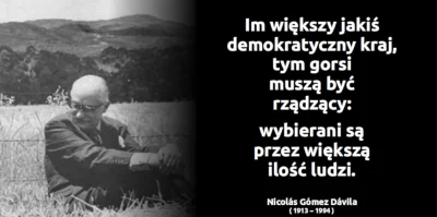 franekfm - #cytatywielkichludzi #nicolasgomezdavila #demokracja #krytykademokracji #s...