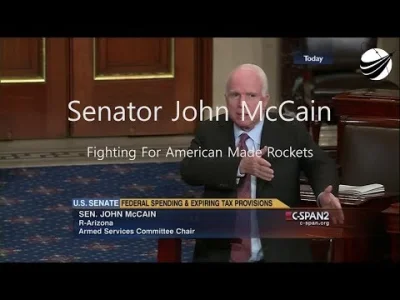 L.....m - Sen John McCain - Fight For US Made Rockets
John McCain - Senator, który p...