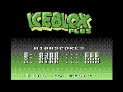 xandra - Nowa gra na #c64 - Iceblox Plus z 2018r (!) z bardzo przyjemną grafiką (｡◕‿‿...