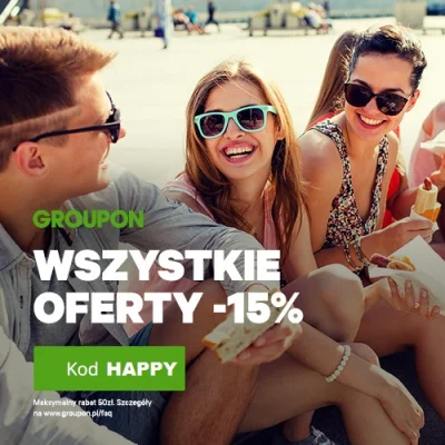 kulturalny99 - Cześć mirki, od dzisiaj do 9 września -15% na wszystko w #groupon ➡ ht...