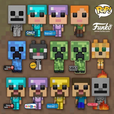 popvinylpl - MINECRAFT OD FUNKO POCZĄTKIEM 2018

Funko zbroi się w armię figurkowyc...