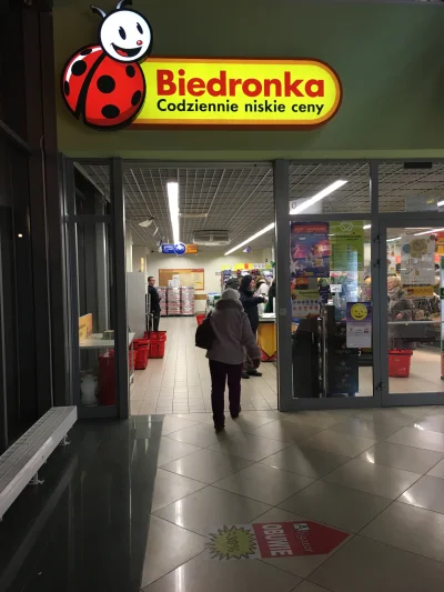 mistejk - Mirki, a moja Biedronka jest w mini galerii handlowej i ma tylko jedno wejś...