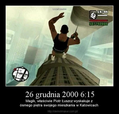 Bekon2000 - Skok ma już pełnoletność #MAGIK #gta #memyzgta #gownowpis